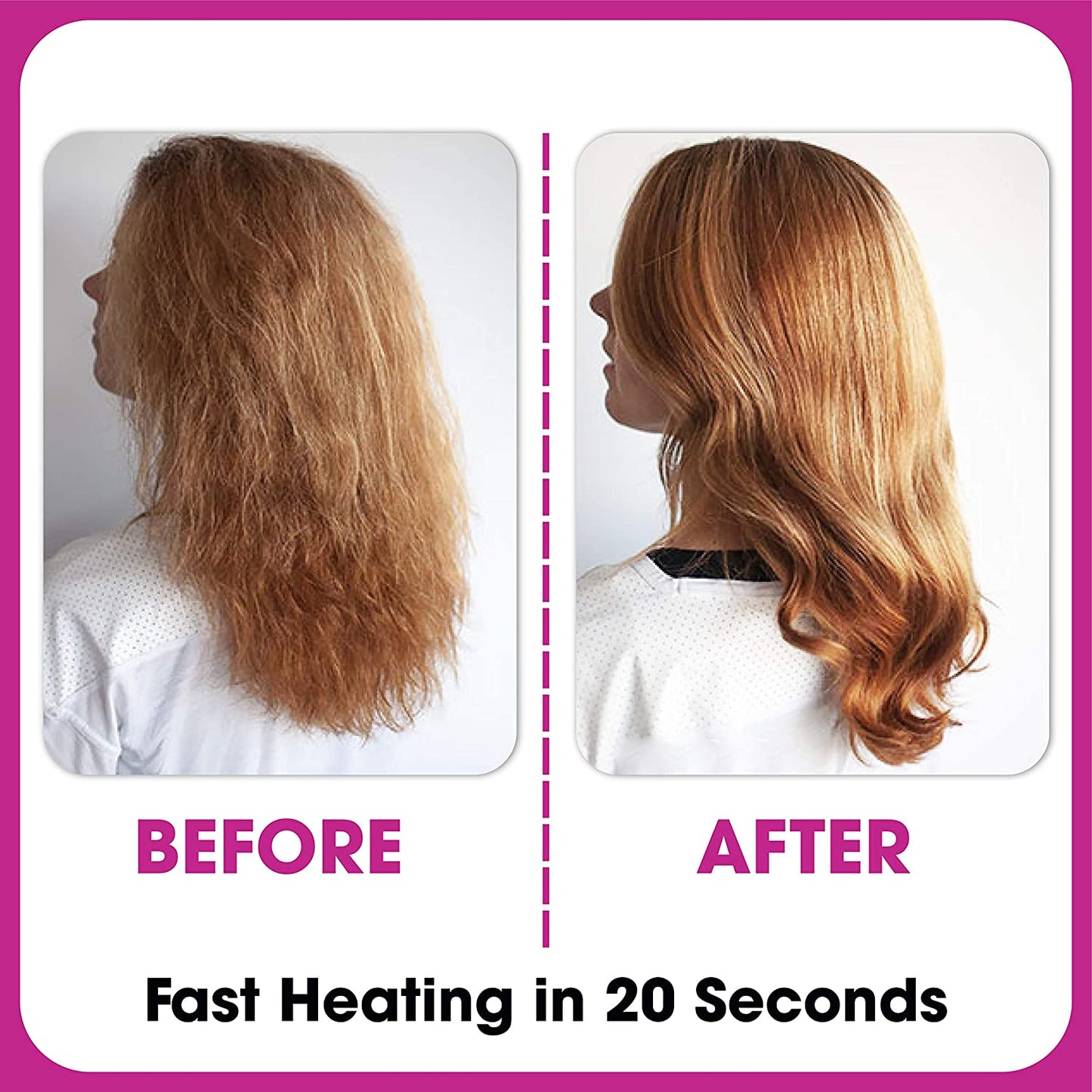Hair Straightener Comb and Curler 3-in-1