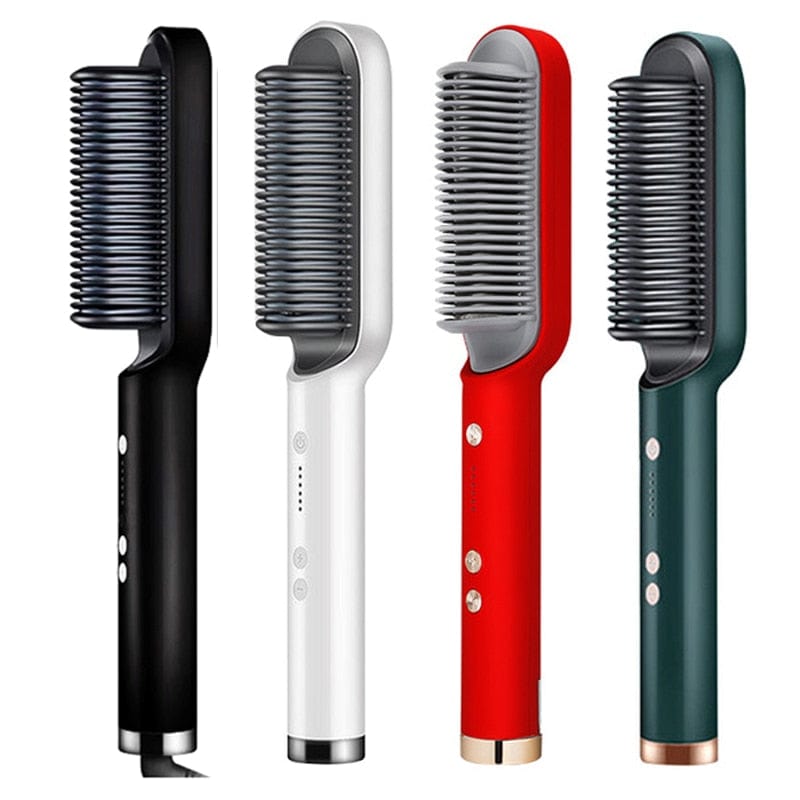 Hair Straightener Comb and Curler 3-in-1