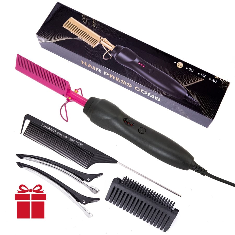 Comb Hair Straightener and Curling Iron