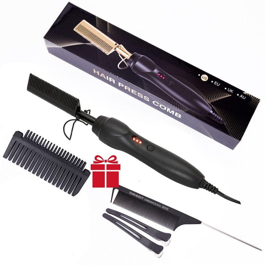 Comb Hair Straightener and Curling Iron