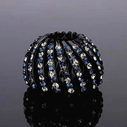 Crystal Rhinestone Hairpin Bun Claw Clip