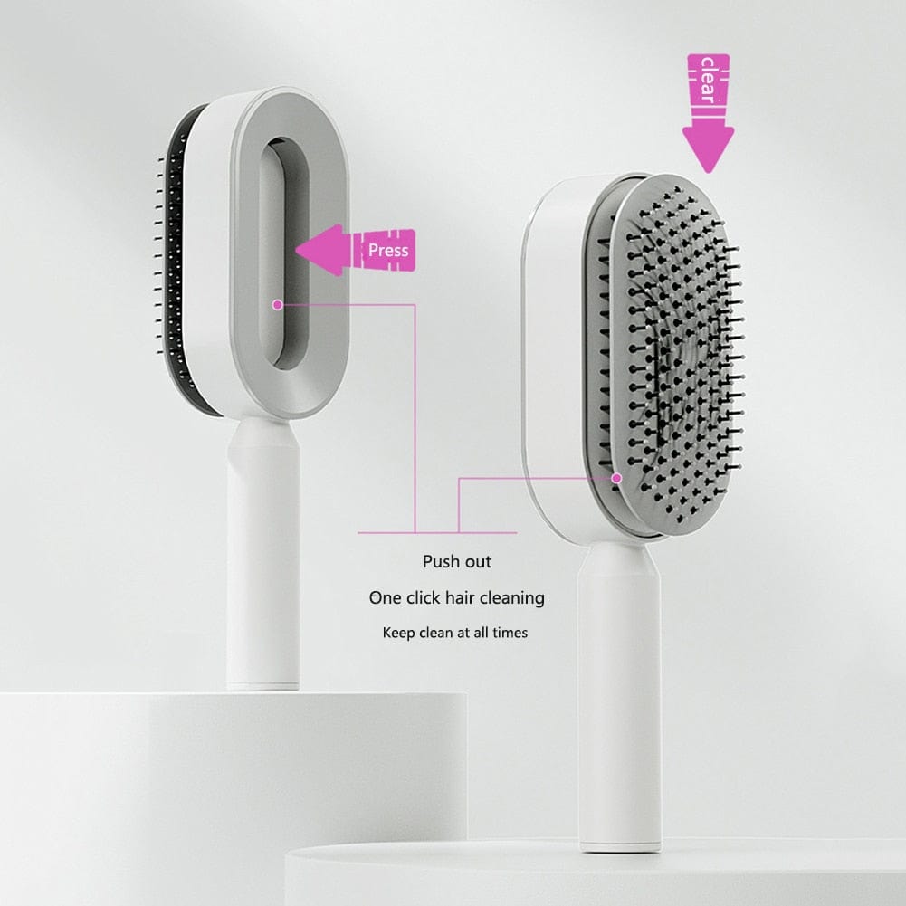 Self Cleaning Hairbrush